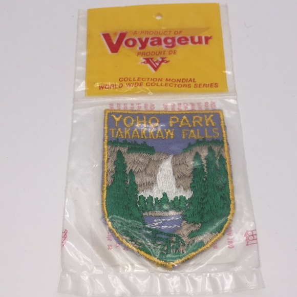 Yoho Park Takakkaw Falls Badge Patch Souvenir - Picture 2 of 6